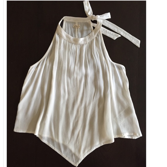Hollister Tops - Hollister White Flowy Tank